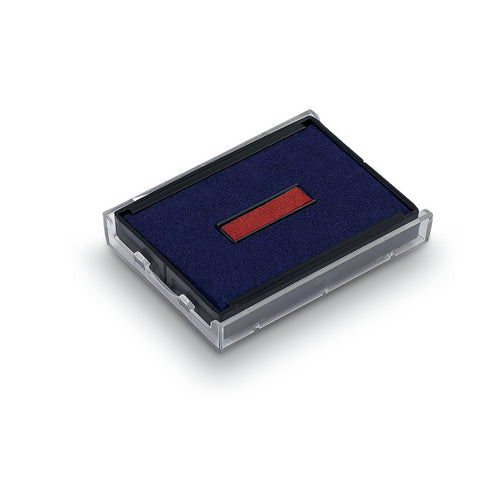Trodat 4929 / 4729 replacement ink pad — Blue/Red
