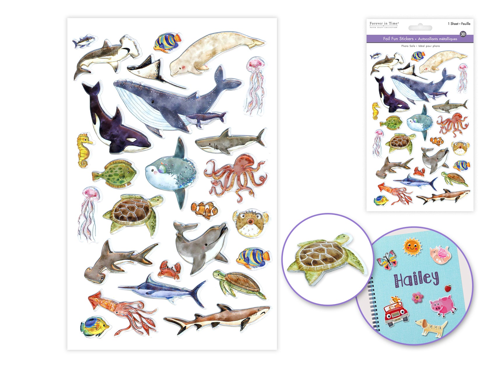 Stickers Under The Sea Foil