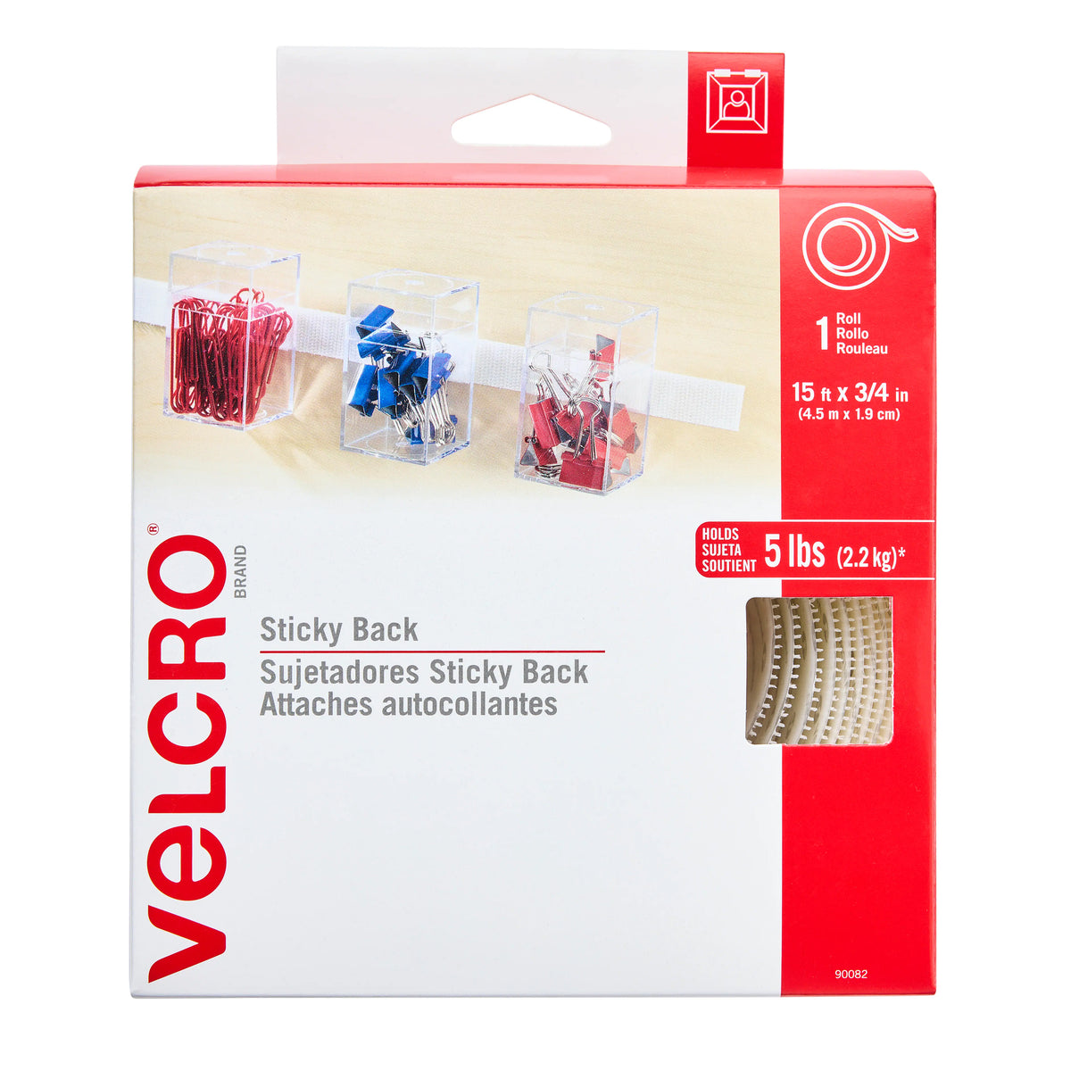 Velcro Sticky-Back Tape - Hook & Loop, Sold by the Inch