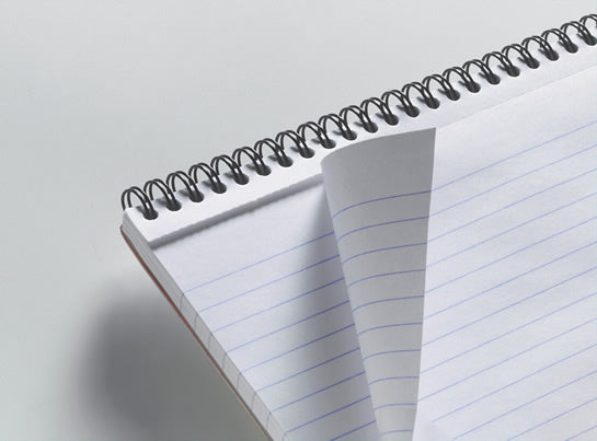 Rhodia Top-Wirebound Pad, A5 — wire binding detail