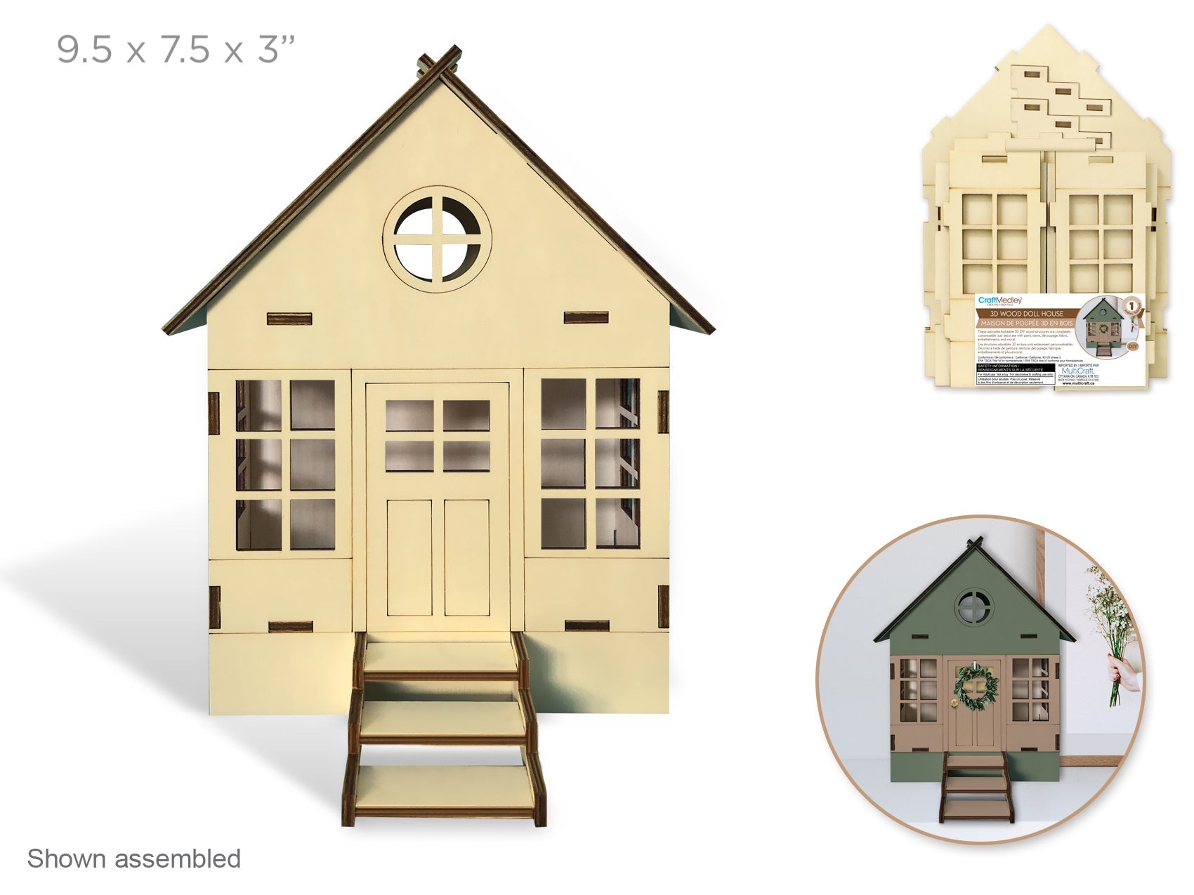 Miniature Wood Building Kits