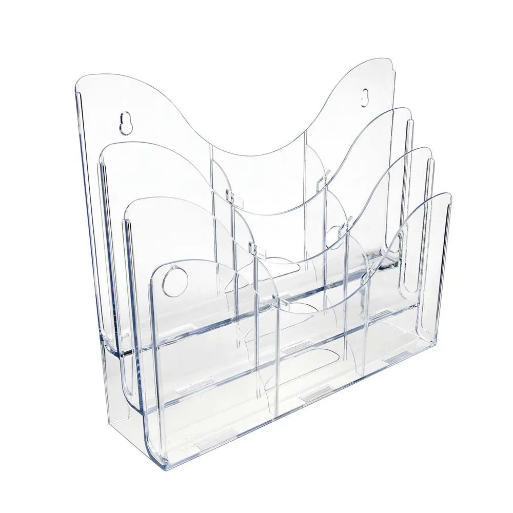 Document Display Organizer 3-Tier with Dividers