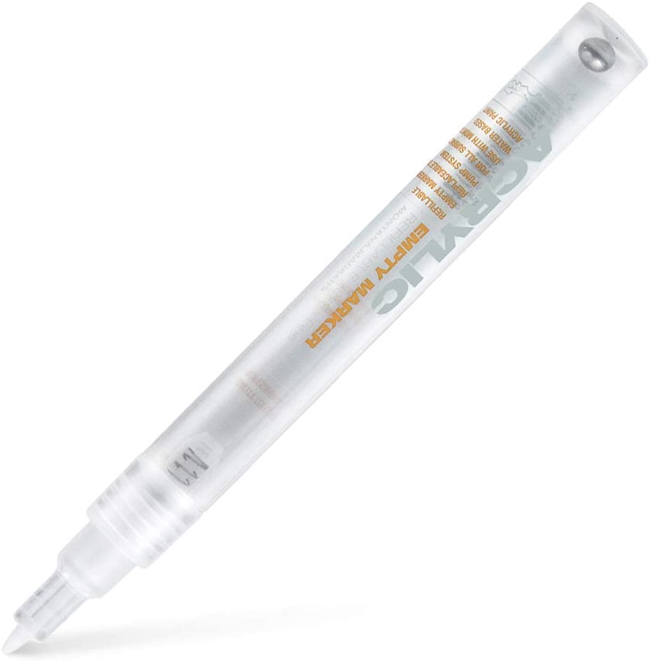 Marqueurs acryliques rechargeables et pointes de rechange