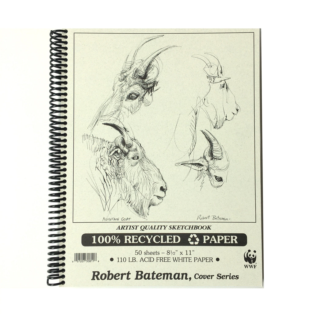 Robert Bateman Recycled Sketch Pad 8.5x11