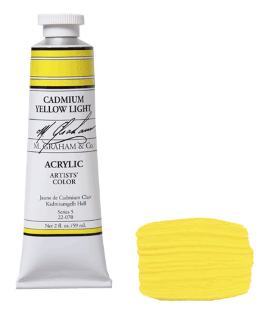M Graham 60ml Tube Acrylic Azo Yellow